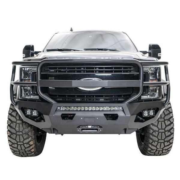 Fab Fours 17-C F250/F350 SD MATRIX FRONT BUMPER W/ FULL GRILL GUARD ACC COMPATIBLE FS17-X4160-1 - main